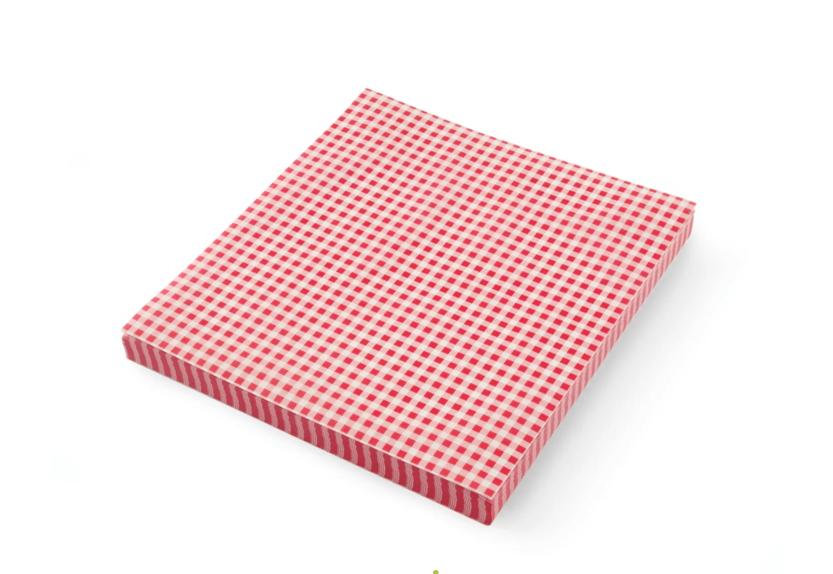 Vetvrij papier, ruit rood/wit - 200x250mm - Rood - Van Erkel Winkelmaterialen
