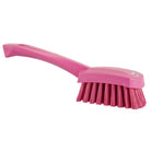 Vikan afwasborstel groot hard - 270x70x85mm - Roze - Van Erkel Winkelmaterialen