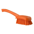 Vikan afwasborstel groot hard - 270x70x85mm - Oranje - Van Erkel Winkelmaterialen