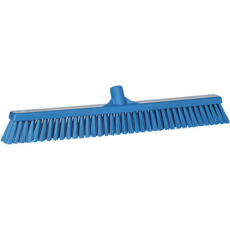 Vikan combiveger hard/zacht - 610x70x125mm - Blauw - Van Erkel Winkelmaterialen
