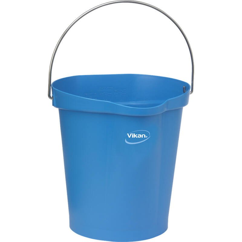 Vikan emmer met schenktuit - Ø325x330mm - Blauw - Van Erkel Winkelmaterialen