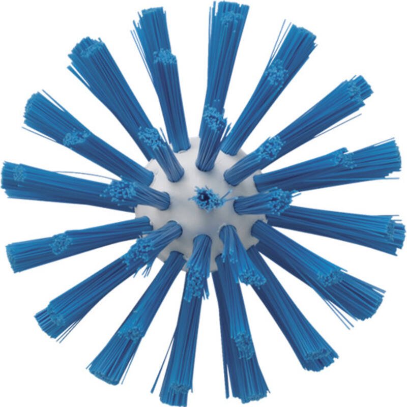 Vikan hygiëne pijpenborstel - Ø90mm - Blauw - Van Erkel Winkelmaterialen
