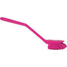 Vikan vaatwasborstel medium - 280x60x55mm - Roze - Van Erkel Winkelmaterialen