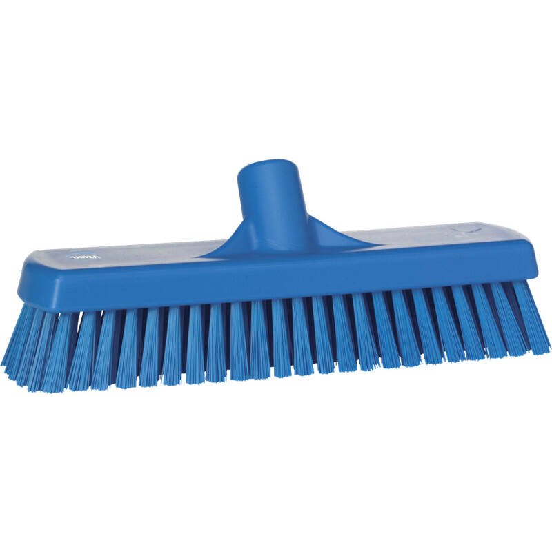 Vikan vloerschrobber hard - 305x85x110mm - Blauw - Van Erkel Winkelmaterialen