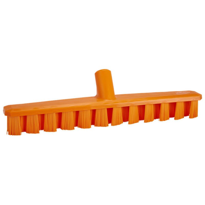 Vikan vloerschrobber hard - 400x50x75mm - Oranje - Van Erkel Winkelmaterialen