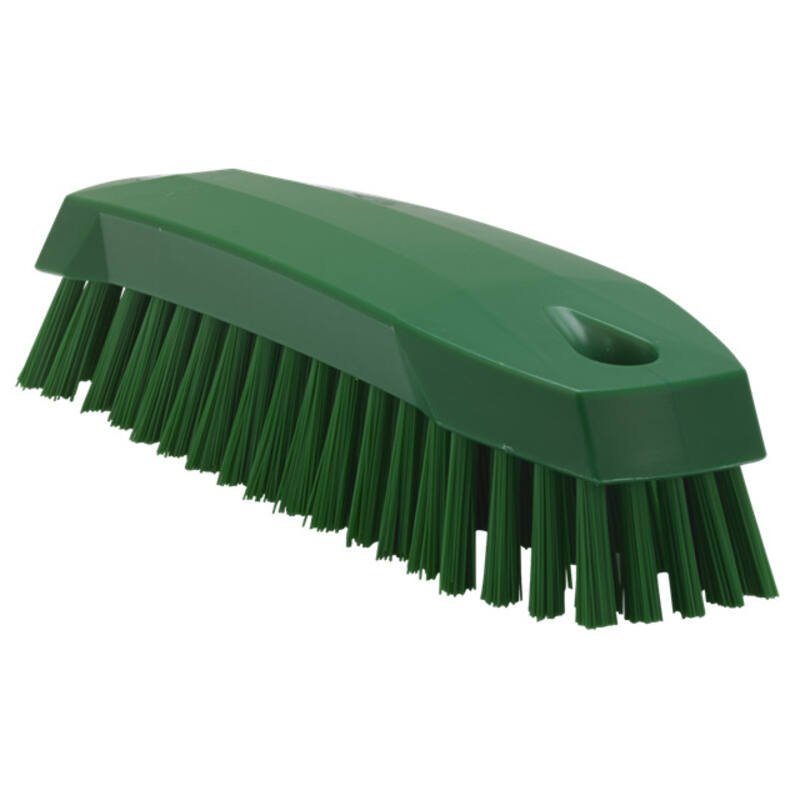 Vikan werkborstel medium - 165x50x45mm - Groen - Van Erkel Winkelmaterialen
