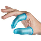 Vinger berschermer rubber (50st) - M - Blauw - Van Erkel Winkelmaterialen