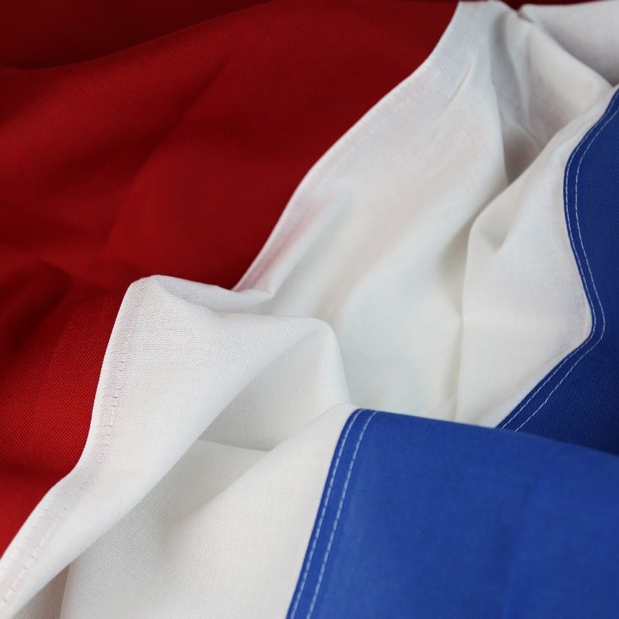 Vlag Nederland - 1000x1500mm - Rood/Wit/Blauw - Van Erkel Winkelmaterialen