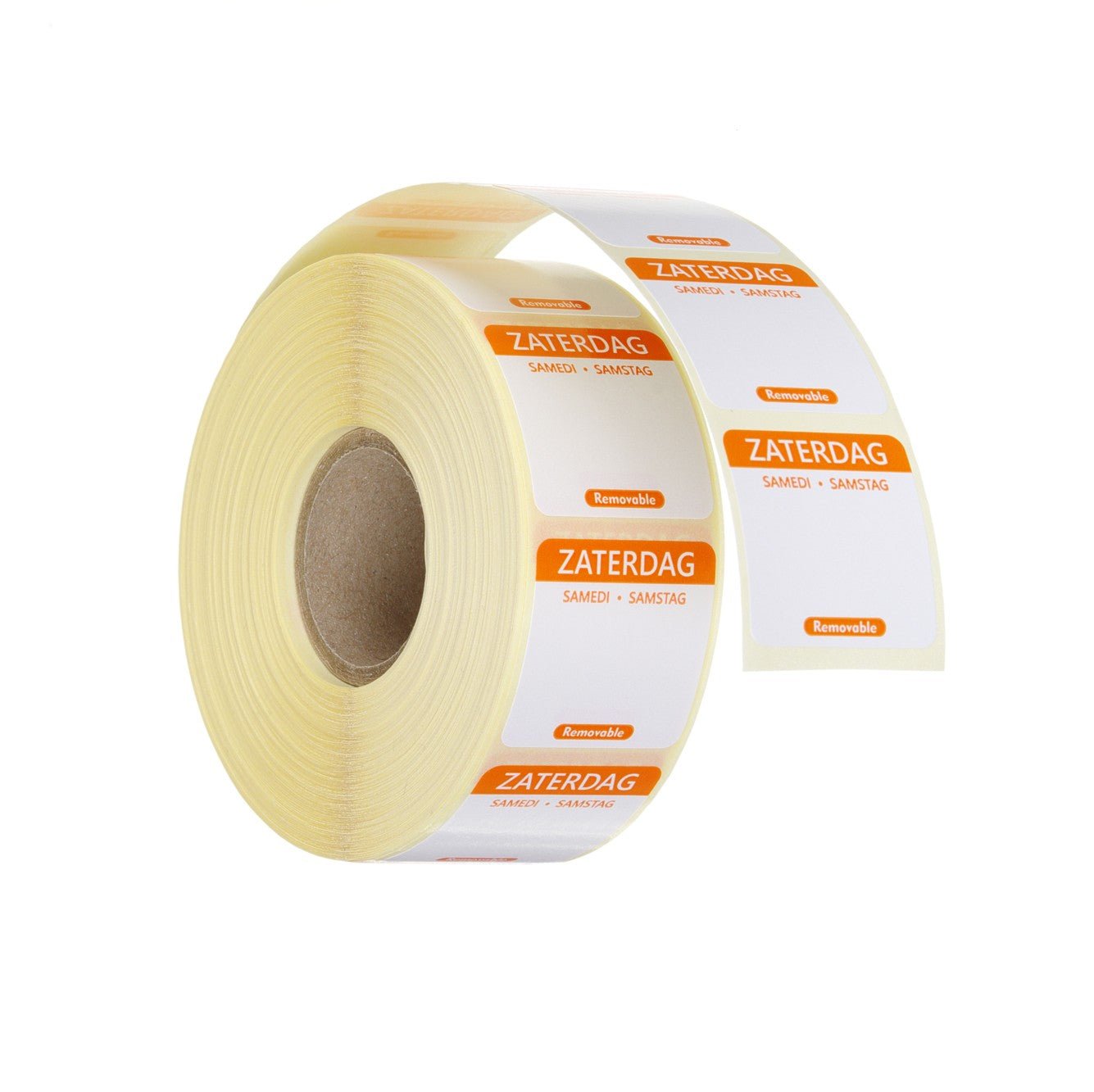 Voedselveiligheid daglabel (1000st) - 25x25mm - Donderdag - Van Erkel Winkelmaterialen