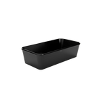 Waca schaal - 280x140x80mm - Zwart - Van Erkel Winkelmaterialen