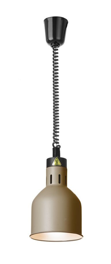 Warmtelamp cilindrisch - Ø175x250mm - Beige - Van Erkel Winkelmaterialen