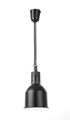 Warmtelamp cilindrisch - Ø175x250mm - Zwart - Van Erkel Winkelmaterialen