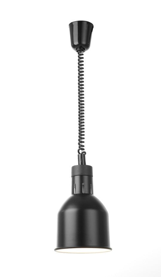Warmtelamp cilindrisch - Ø175x250mm - Zwart - Van Erkel Winkelmaterialen