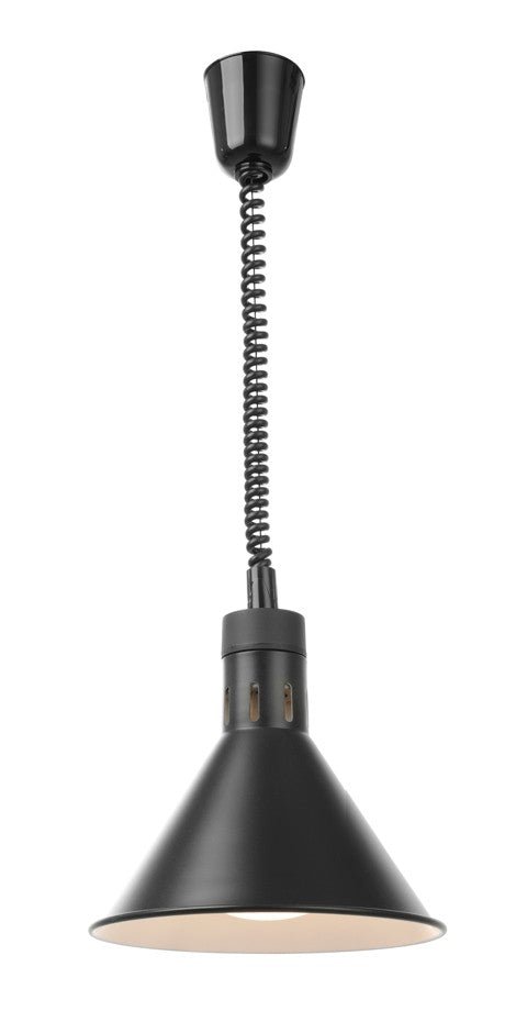 Warmtelamp conisch - Ø275x250mm - Zwart - Van Erkel Winkelmaterialen