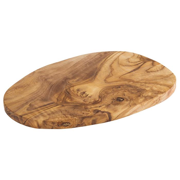 Olijfhouten plank, 350x205x15mm