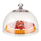 Taartstolp, helder transparant, Polycarbonaat, Ø 30cm, 22cm hoog, stapelbaar