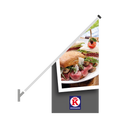 Schuine gevelvlag "Keurslager" grijs