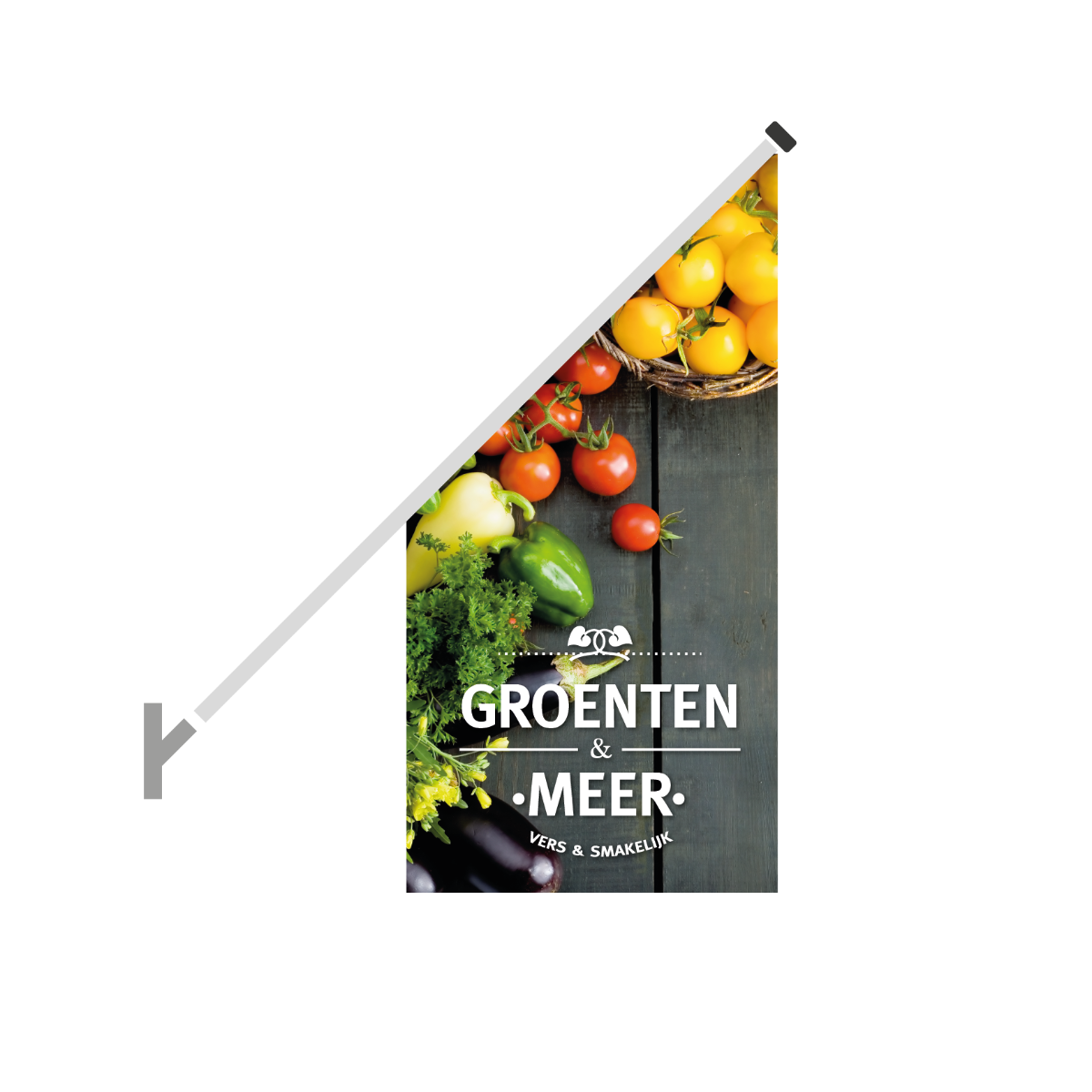 Schuine gevelvlag "Groente meer" 