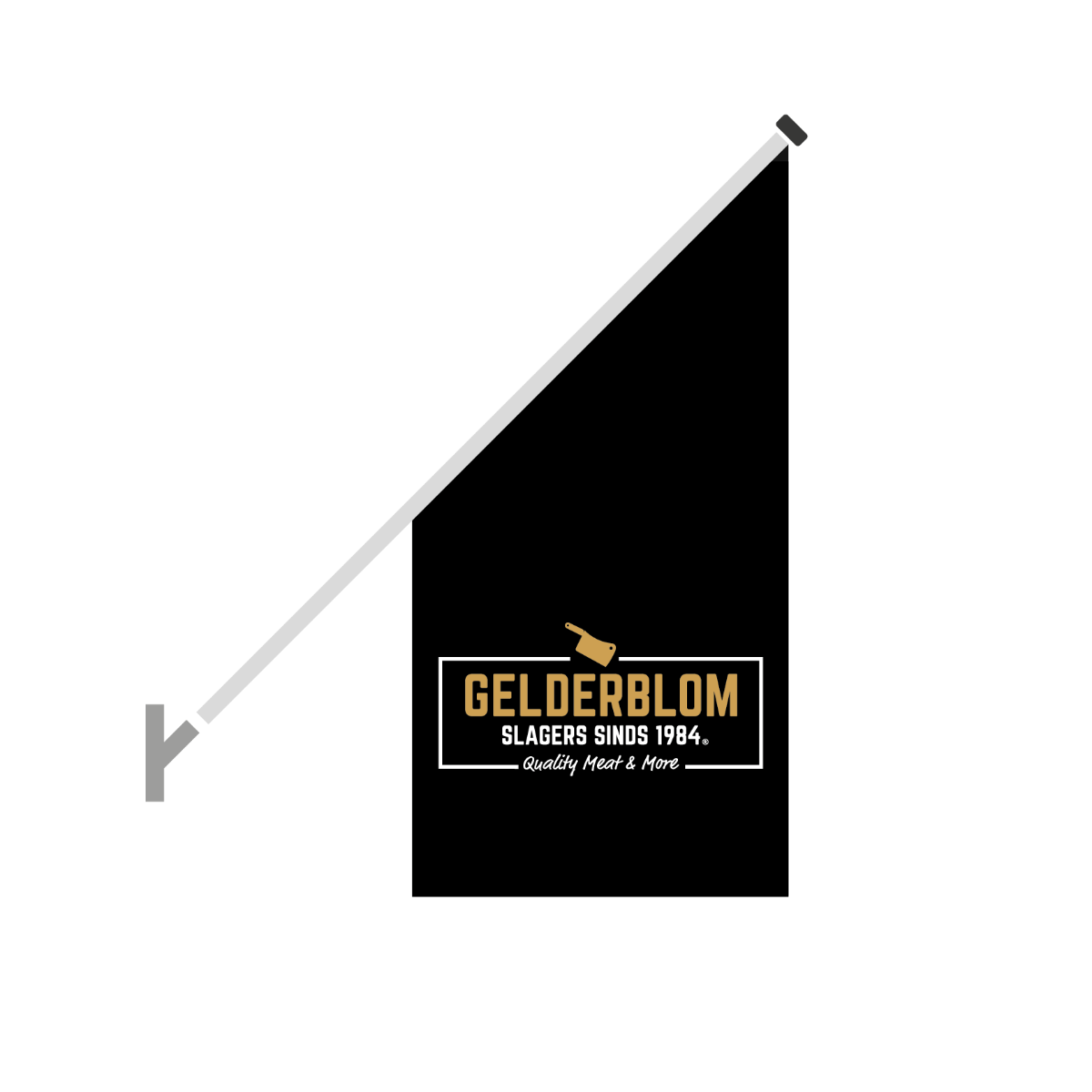 Schuine gevelvlag "Gelderblom" 
