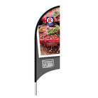 Beachflag Keurslager grijs