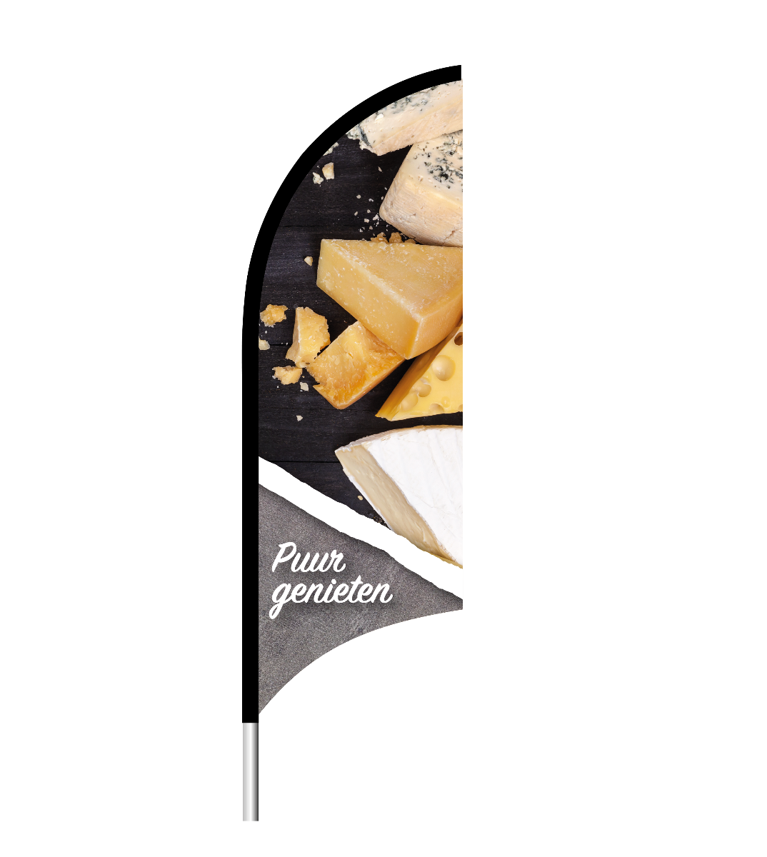 Beachflag kaas