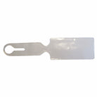 Label met doorsteek oog transparant