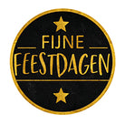 Fijne feestdagen sticker