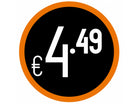 Prijs sticker 4.49