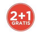 Ronde sticker Ø28mm Actie "2+1 Gratis" op rol (1000st)