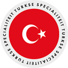 Ronde landen sticker Ø28mm "Turkije" op rol (1000st)