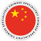 Ronde landen sticker Ø28mm "China" op rol (1000st)