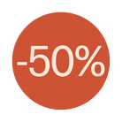 Sticker 50%