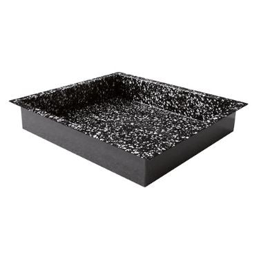 Bakplaat/Ovenschaal geemailleerd, GN2/3 345x325x(h)60mm