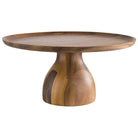 Taartplateau 'Acacia', hout, Ø330mm, hoogte 160mm