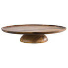 Taartplateau 'Acacia', hout, Ø385mm, hoogte 80mm