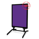 Stoepbord zwart met veren