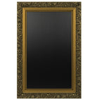 Krijt wandbord barok goudkleur