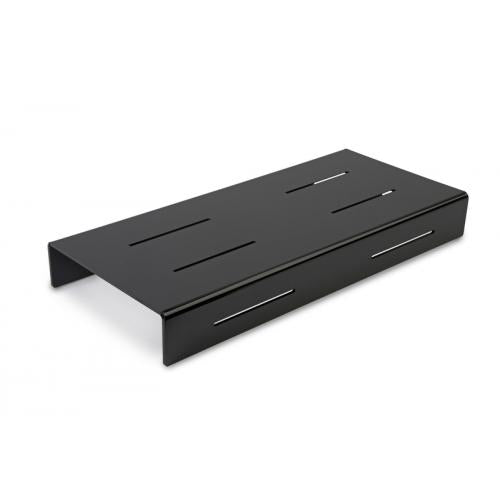 Acrylaat plexiline, podium trap, 624x280x75mm (LxBxH), zwart glans.