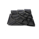 Schalenset zwart mat 13-delig