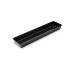 Acrylaat schaal van de Plexiline, glans zwart