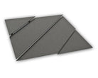 Trapset/etageset Quadro, 840x840mm, donkergrijs, 4-delig, kunst leisteen, verschillende hoogtes 2/4,5/6,5/8,5cm (passend bij etage-schalenset Quadro)