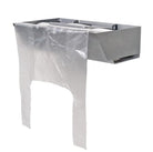 Tassendispenser wandmodel, 243x70x153mm (BxHxD), zakjes max. 230mm breed.