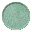 Pizza/pannenkoek bord, porselein, Ø310mm, groen/blauw