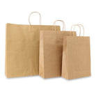 Papieren tas Basic, bruin, 350x140x410mm (LxBxH)