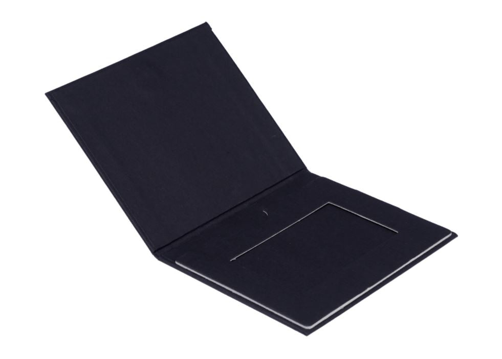 Giftcard mapje, zwart, 125x105x7mm (100st)