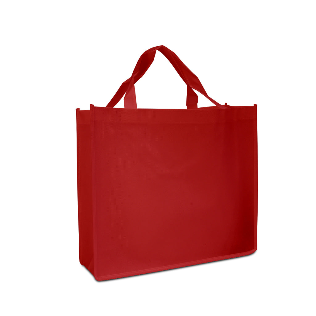 Non-woven tas, rood, 310x400mm (BxH) 100mm diep
