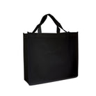 Non-woven boodschappen tas, zwart, 400x350mm (BxH) 120mm diep