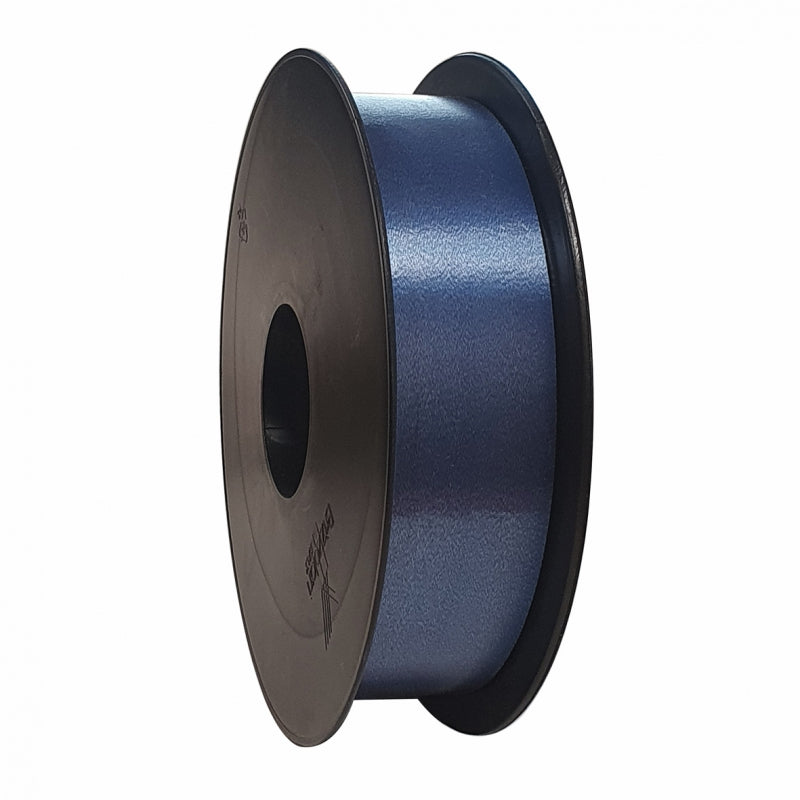 Cadeaulint/krullint, glans blauw, 31mm x 100m