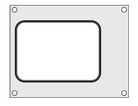 Traysealer matrix, container 187x137mm,  aluminium met silicone