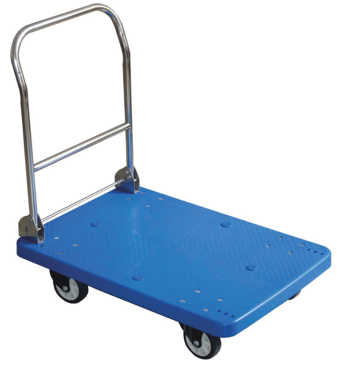 Opvouwbare trolley staal, capaciteit: 100kg, platform: 740x480mm, 699x718x464mm LxBxH, gewicht: 5.5kg